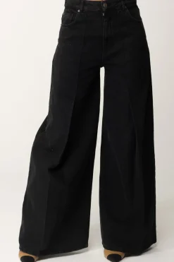 Twin-set Jeans a Palazzo BlackDENIM NERO