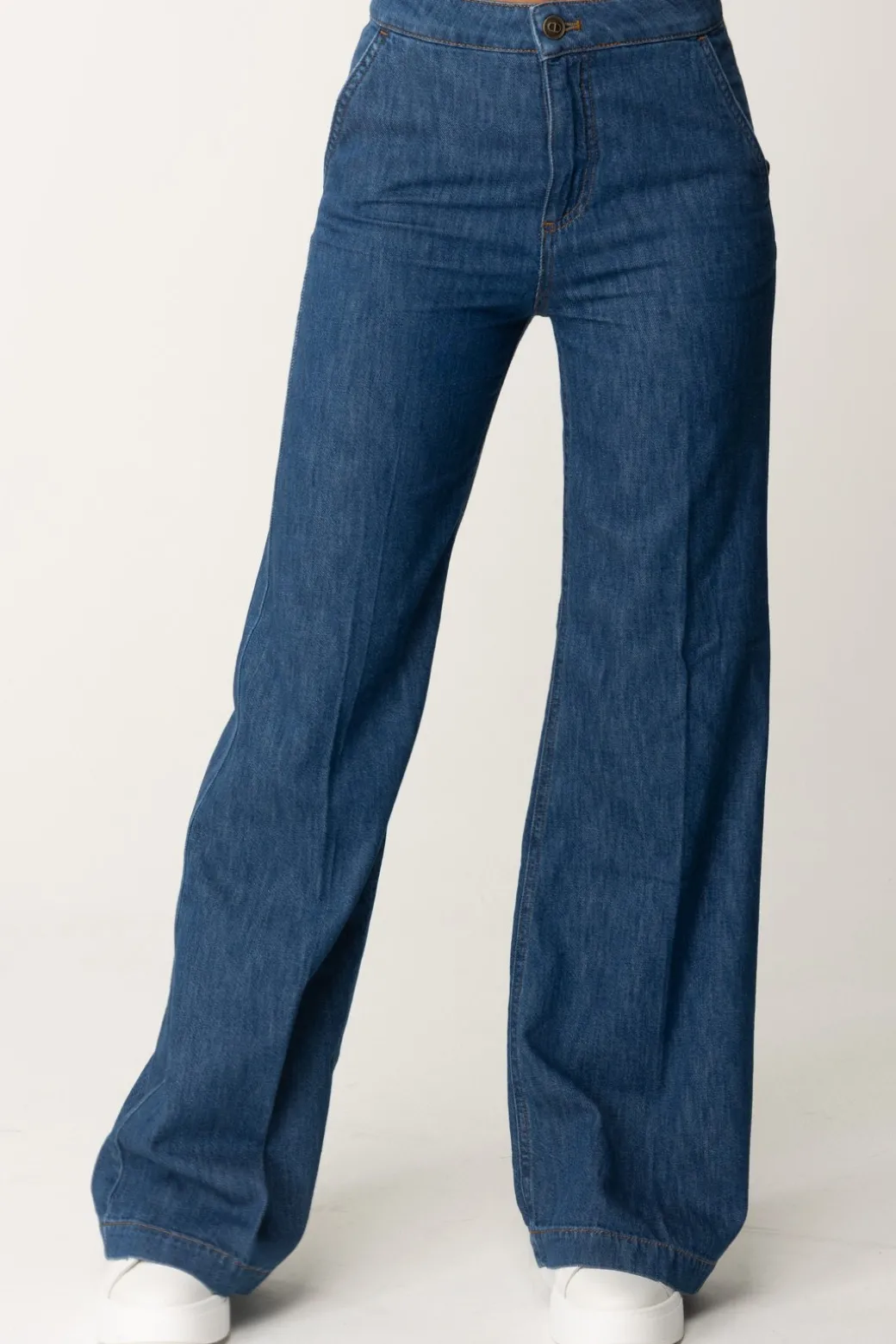 Twin-set Jeans Wide Leg SartorialiDENIM