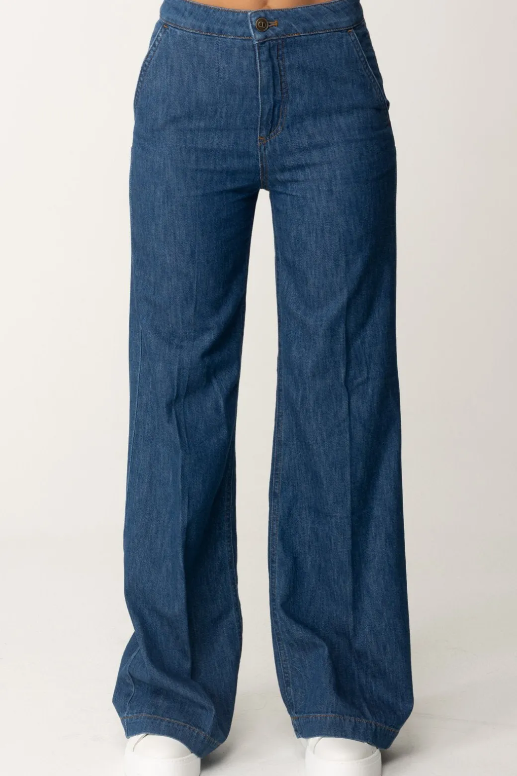 Twin-set Jeans Wide Leg SartorialiDENIM