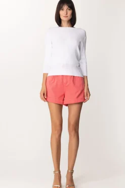 Twin-set Maglia a Costine con Fiocco Sul RetroICE