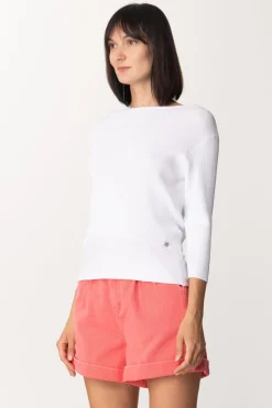 Twin-set Maglia a Costine con Fiocco Sul RetroICE