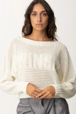 Twin-set Maglia Traforata In Misto LanaNEVE