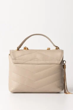 Twin-set Mini Tracolla Dreamy con LogoTAUPE