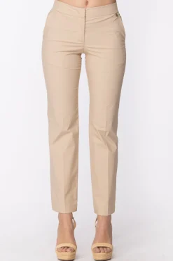 Twin-set Pantalone a Sigaretta In PopelineNOUGAT