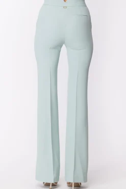 Twin-set Pantalone a Zampa In Cady CrepeAGAVE