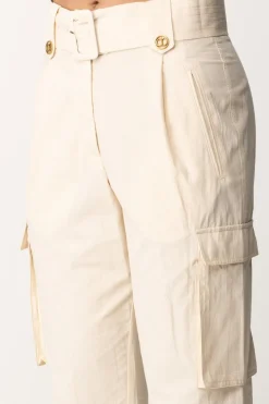 Twin-set Pantaloni CargoPARCHMENT