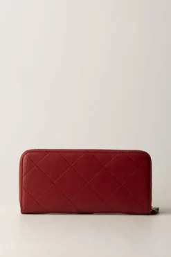 Twin-set Portafogli Zip Around con ImpuntureROSSO POMPEIANO