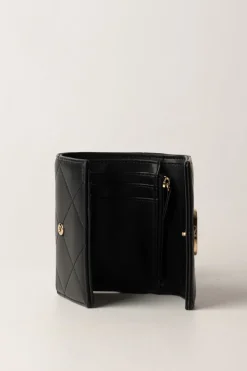 Twin-set Portafoglio Piccolo Trapuntato con LogoNERO