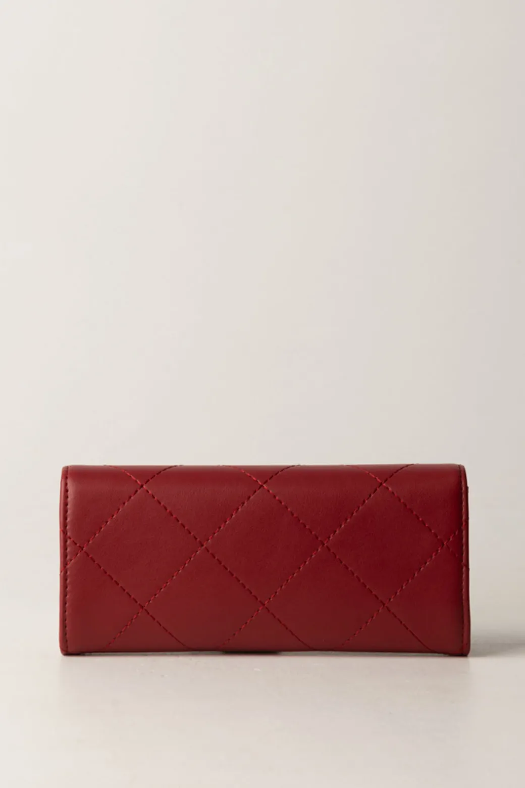 Twin-set Portafoglio Trapuntato con PattaROSSO POMPEIANO