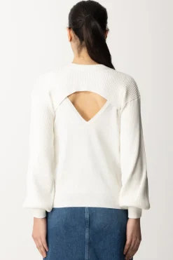 Twin-set Set Top e Coprispalle In MagliaNEVE