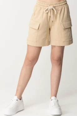 Twin-set Shorts con LogoALMOND MILK