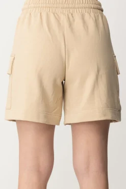 Twin-set Shorts con LogoALMOND MILK