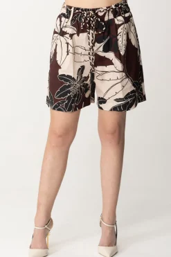 Twin-set Shorts con StampaST.EXOTIC BITTER CHOCOLATE