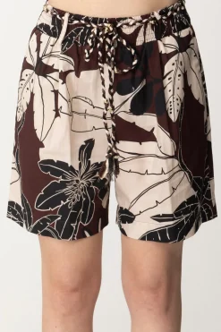 Twin-set Shorts con StampaST.EXOTIC BITTER CHOCOLATE