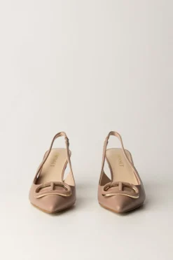 Twin-set Slingback con LogoLES BEIGES