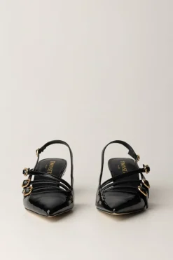 Twin-set Slingback In VerniceNERO