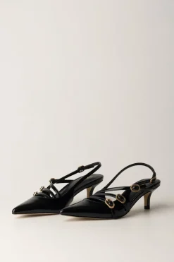 Twin-set Slingback In VerniceNERO