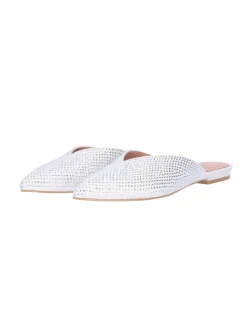 Twin-set Slippers a Punta con StrassSTRASS CRYSTAL