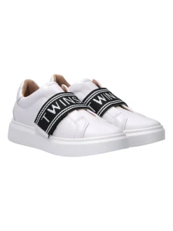 Twin-set Sneakers con Fascia LogataBIANCO OTTICO