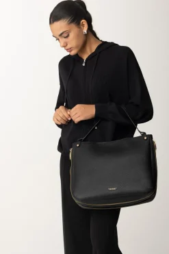 Twin-set Tote Bag con Dettaglio ZipNERO