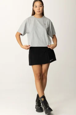 Twin-set T-shirt con Oval TGRIGIO MEDIO MELANGE