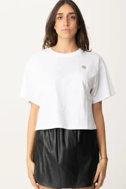 Twin-set T-shirt con Oval TBIANCO OTTICO