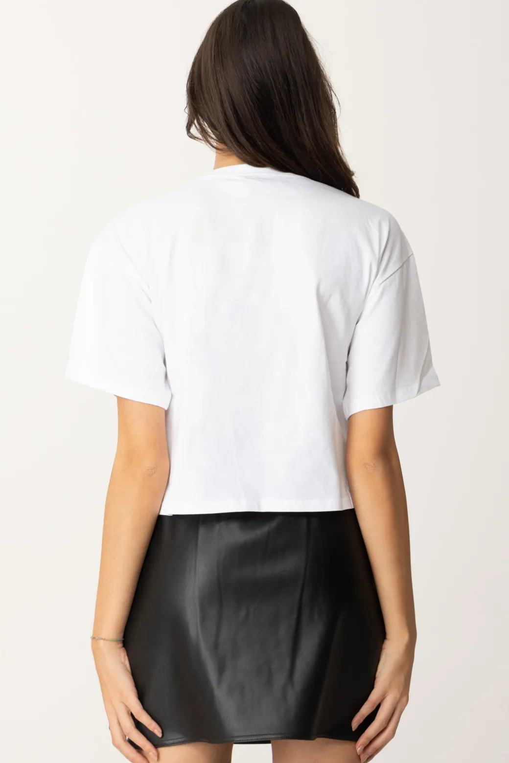 Twin-set T-shirt con Oval TBIANCO OTTICO