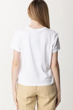 Twin-set T-shirt con Stampa MelaBIANCO OTTICO