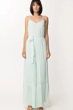 Twin-set Tuta Lunga con PlissèMOONLIGHT JADE