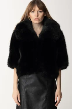 Yes London Giacca In EcopellicciaNERO