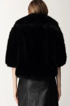 Yes London Giacca In EcopellicciaNERO